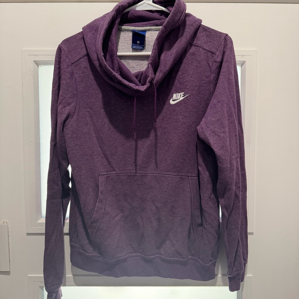 Nike Women's Turtleneck Sweater in Deep Purple